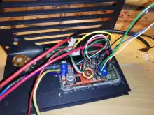 Mini Digital voltímetro amperímetro DC 100V 10A Panel Amp voltios medidor de corriente de voltaje Detector comprobador de 0,56 de doble LED pantalla Auto