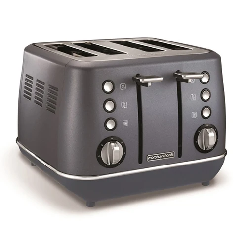 Синяя сталь Тостер Morphy Richards Evoke 4 slice и премиальные Evoke Rose Gold Edition - Цвет: Синяя сталь
