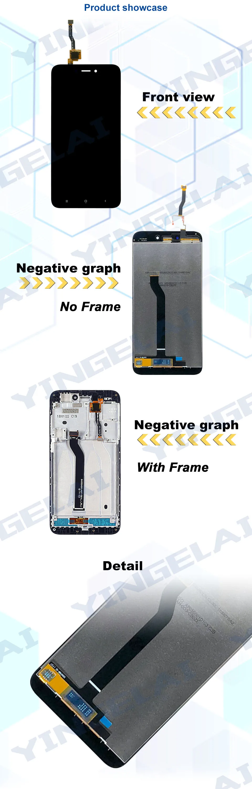 20 шт дисплей для Xiaomi для Redmi 5A lcd сенсорный экран дигитайзер Запасные части для Redmi 5A lcd по DHL EMS