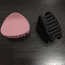 Pinzas para el pelo para mujer, 1 pieza, diseño de moda coreano, Color sólido, cangrejo, Retro, cuadrado, tamaño pequeño, 2020