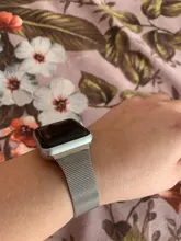 Correa de acero inoxidable para Apple Watch, correa de 44mm y 40mm para iWatch 6, 5, se, 4, 3, Correa milanese loop, 42 mm y 38mm