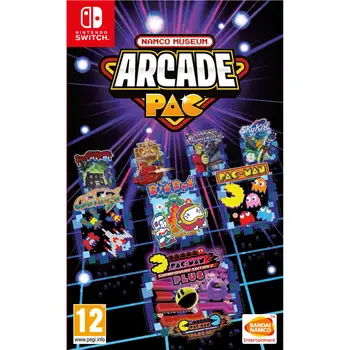 

Namco Museum Arcade Pac N-Switch Video Game Games Nintendo Switch Adventures AND Platforms Age 12 +