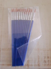 12 Uds. De pinceles de nailon para pintar, accesorios de arte para niños, pincel para pintar con acuarela, artículos de dibujo artístico