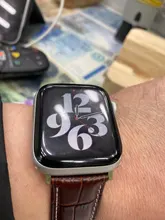 Carouse-Correa de reloj de piel de becerro auténtica para Apple Watch SERIE DE gomillas SE/6/5/4/3/38mm 2/1 42mm, correa de cuero para iWatch 40mm 44mm