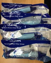 Purificador de agua para exteriores, para acampar, senderismo, supervivencia, portátil, filtro de agua