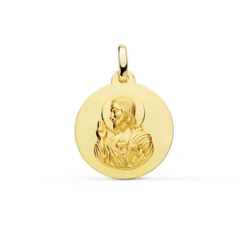 

Medal 18k Gold Heart of Jesus 18mm. Lisa [AC0954GR] -Customizable-RECORDING INCLUDED IN THE PRICE
