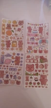 Pegatinas creativas de oso de goma para teléfono, paquete de pegatinas decorativas para maletero, Manual, 4 Uds.