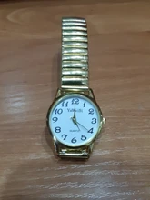 Reloj de pulsera de cuarzo con correa elástica para hombre y mujer, cronógrafo de lujo, informal, sencillo, de negocios, color dorado y plateado, nuevo