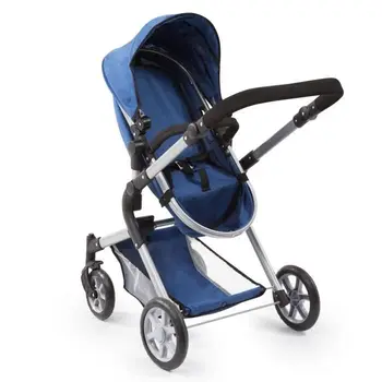 

Stroller BAYER doll Neo Star Blue with shoulder bag & shopping cart adjustable-stroller convertible