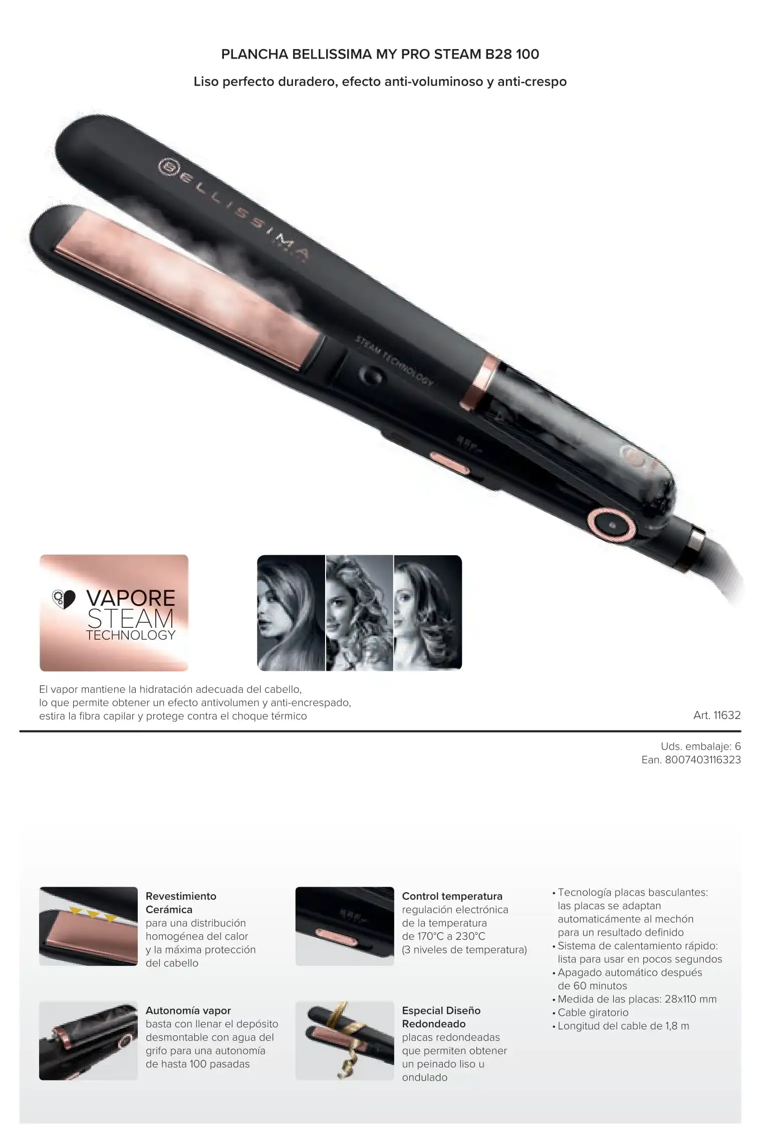 pro mozer steam flat iron