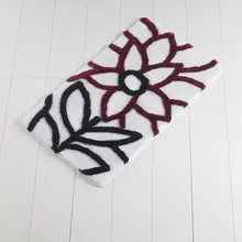 Коврик для ванной-коврики | коврик для ванной нескользящие Противоскользящие коврики натуральный красный 60X100 см