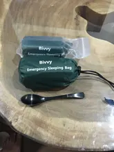 Saco de dormir compacto de supervivencia para emergencias, impermeable, reutilizable, térmico, Mylar