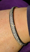 Pulsera de cristal de lujo con microincrustaciones para mujer, pulsera de circón ajustable Simple, joyería de mano, pulsera de moda