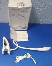 Desk-Lamp Book-Light Clip-Bed Table YAGE Touch Reading 3-Modes Usb Led with YG-5933 14