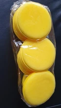 Esponja de espuma para coche, aplicador de cera de encerado, esponjas de limpieza de vidrio para vehículos, paños para pulir, novedad, 12 Uds., # py10