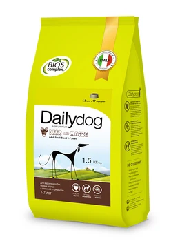 

Dailydog dog venison and кукурузой-1, 5 kg x 1 PCs