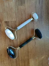 Rodillo de Jade de obsidiana, masajeador Gouache para cara, herramientas de cuidado para la piel Facial, corporal Natural, rodillos masajeadores de belleza