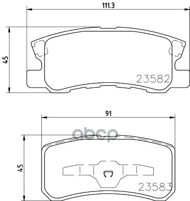 Колодки Тормозные Nisshinbo Np3004 NISSHINBO арт. NP3004