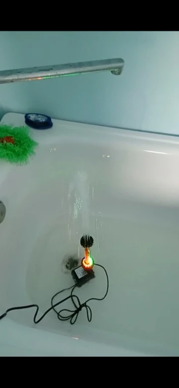 USB Water Pump Ultra-quiet with Power Cord Waterproof Fountain with 12 LED Light for Garden Water Pump Aquarium Fountain фонтан photo review