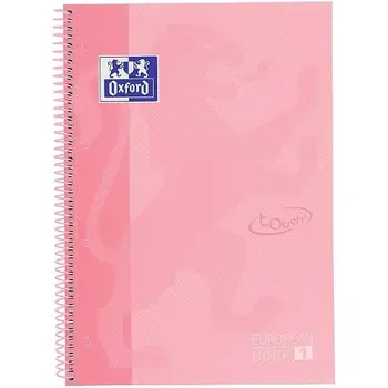 

Cuaderno Oxford Microperforado A4 cuadricula - 80 Hojas Rosa claro