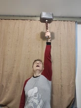 44cm martillo Cosplay 1:1 martillo de tormenta figura armas modelo regalo película jugando seguridad americanas Super Héroes Weapen