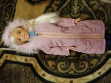 Abrigo largo Multicolor de moda, Chaqueta de algodón con cremallera, Parkas, Tops, vestido de invierno, ropa cálida para muñeca Barbie, accesorios de juguete para niños