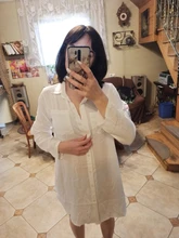 Women Beachwear Swimsuit Robe Shirt Pareo-Tunic Cover-Up Pocket Plage New -Q469 Tops