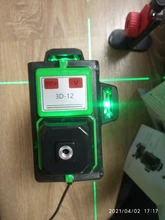 Laser-Level 12-Lines Green HILDA Vertical-Cross Super-Powerful 360-Horizontal And 3D