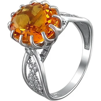 

Esthete ring with Swarovski crystal and cubic zirconia