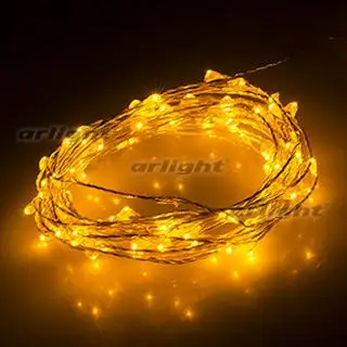 017993 Светодиодная нить WR-5000-12V-Yellow(1608,100LED) ARLIGHT