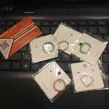 Anillo de cuentas de cristal de varios colores para mujer y niña, joyería para mujer y niña, Coreano hecho a mano elástica, anillos de fiesta apilados