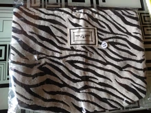 PURDORED-Bolsa de maquillaje grande con patrón de cebra, neceser de viaje, caja de belleza maquillaje, organizador, embrague, 1 ud.