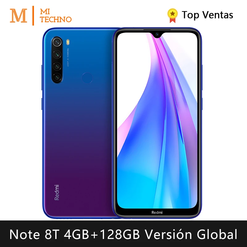  Xiaomi Redmi Note 8T Smartphone(4GB RAM 128GB ROM NFC Free mobile phone new cheap android batería40