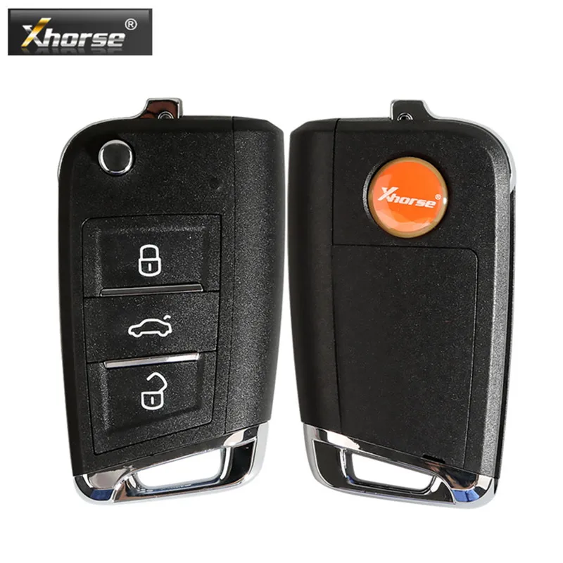 Умный Бесконтактный дистанционный ключ Xhorse для VW MQB XSMQB1EN 3 кнопки VVDI2 VVDI Key Tool 10