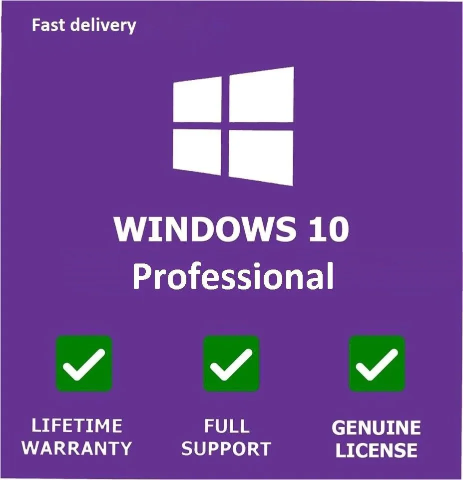 Llave original de Windows instantánea, 2021 $, 32/64 bits, 10 PRO, código de activación, 5 Min