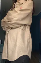 Outwear Jackets Long-Coats Camel ZXQJ Woolen Girls Chic Elegant Spring-Autumn Vintage Women