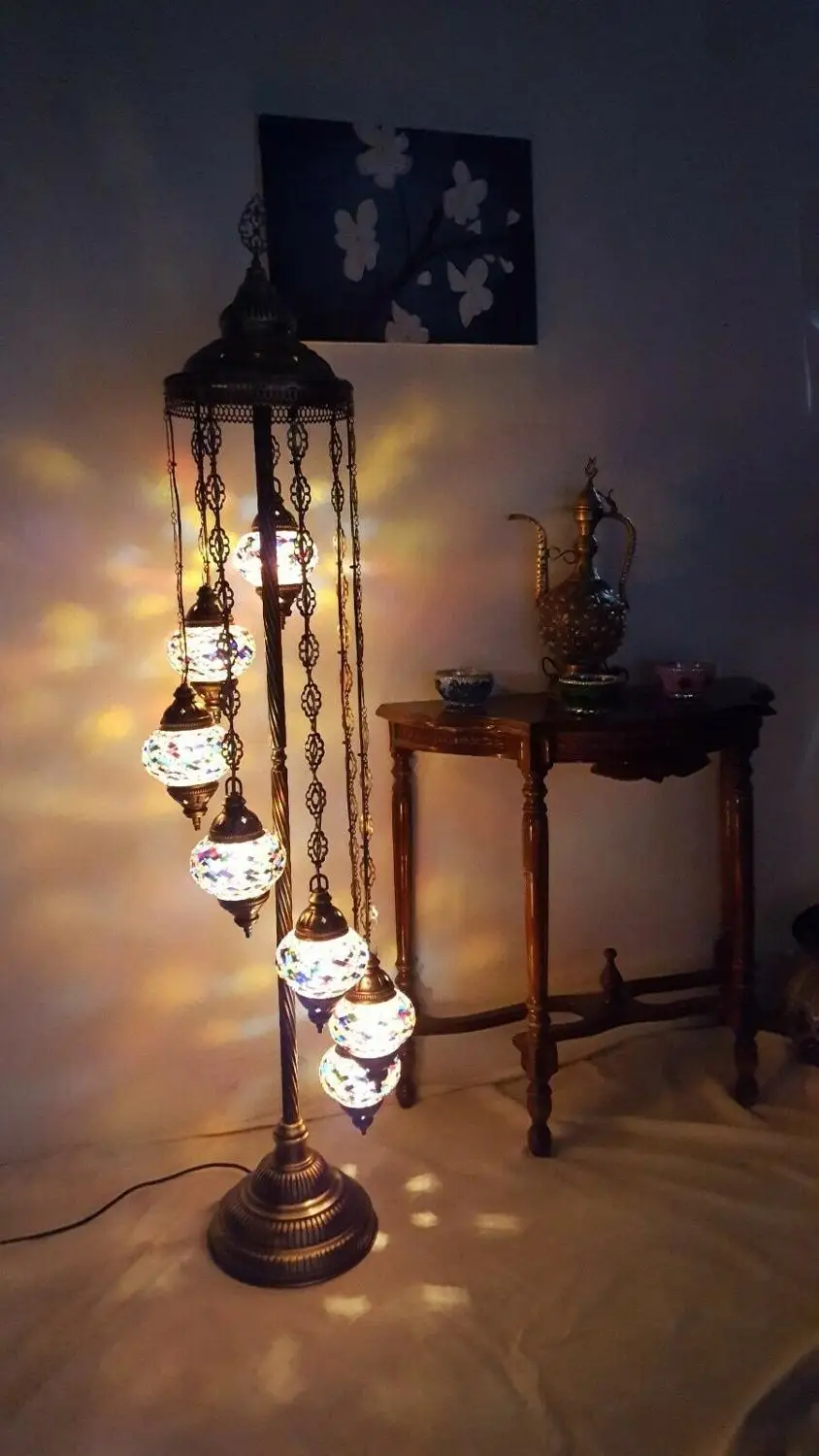 amazing turkish floor lamp,mosaic moroccan vintage handmade standing light,turkish  lamp|Floor Lamps| - AliExpress