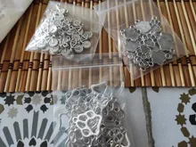20 unids / lote encantos de pata de Color plata antigua colgante de pata de perro encantos lindos encantos de pata de gato para hacer joyas artesanía DIY