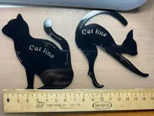 Beauty-plantillas de molde para cejas para mujer, 2 unids/lote, utensilio de maquillaje para ojos, delineador, plantilla moldeadora