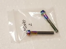 Tornillo de cabeza cónica para llave Allen de titanio M5, tornillo para eje de bicicleta, para sillín, piezas de bicicleta GR5, 10, 12, 16, 18, 20, 25, 30, 35, 40, 45, 50