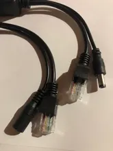 ANPWOO Cable POE pasivo de potencia sobre Ethernet Cable adaptador divisor POE RJ45 inyector de módulo de fuente de alimentación 12 v 48v para IP Cámara