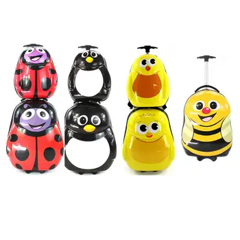 

Children's Travel suitcase for rigid cabin with printed children's backpack
