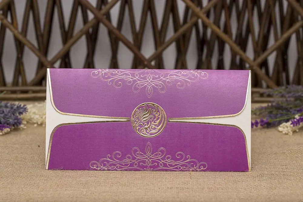 

50Pcs Laser Cut Luxury Wedding Invitations Cards Elegant Wedding Bridal Shower Gift Greeting Card Kits kod:8353
