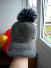 Baseball-Caps Snapback Hat Pompom Women New-Brand Casual YARBUU Adjustable for Faux-Fur