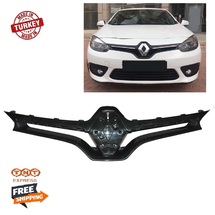 

1 Pc Front Bumper Upper Center Grille for Renault Fluence 2013-2016 622561821R / Free TNT Express Shipping