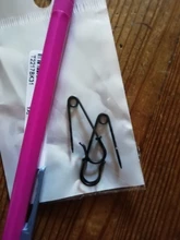 Pendientes de acero inoxidable con broche Punk para mujer y hombre, diseño único, clip de papel, pendientes de moda con perno, Piercing Rock