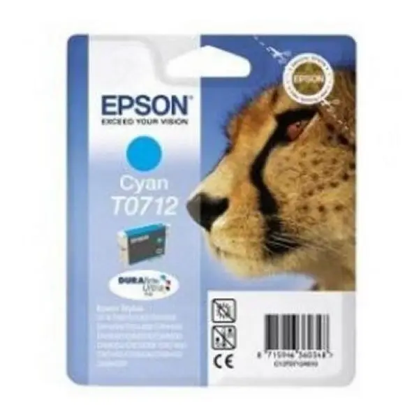Чернильный картридж Epson C13T071240 голубой