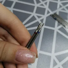 Taladro de diamante para uñas, fresa, cortador de uñas artístico, limpieza de cutículas para manicura, molinos eléctricos, herramienta amoladora de rebaba, 1 Uds.