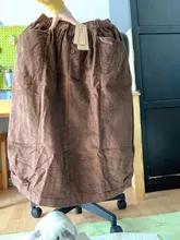 Corduroy Skirt Elastic-Waist Classic Vintage Women WONDERLAND Female A-Line NINI Autumn