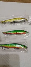 Floating Wobbler Crankbait-Tackle Fishing-Lure Minnow Hard-Bait Treble-Hooks Swimbait